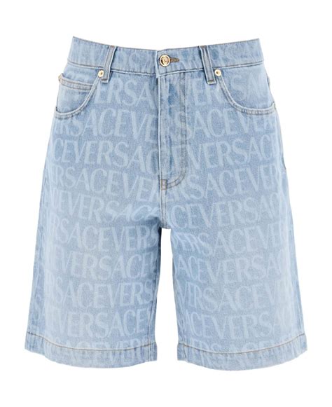 versace women pants|Versace denim shorts.